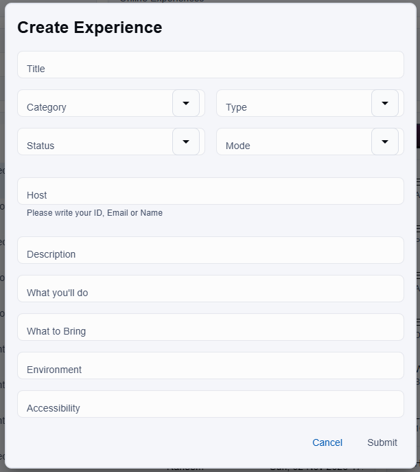 new-experience-dialog